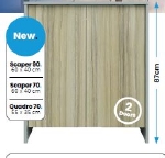 SF DESIGN MEUBEL 60X40 GREY/COCO