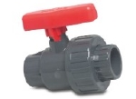 PVC KOGELKRAAN ENKELE WARTEL  40MM