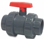 PVC KOGELKRAAN 32MM LIJM DUBBELE WARTEL