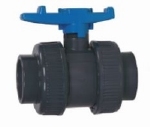 PVC KOGELKRAAN 63MM LIJM DUBBELE WARTEL