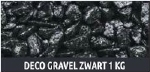 SF DECO GRAVEL BLACK 1KG