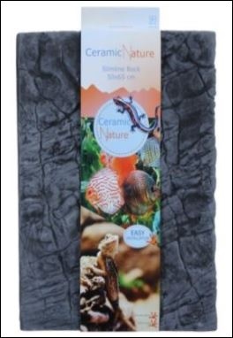 CERAMIC NATURE SLIMELINE ROCK 50X65CM OXFORD GREY