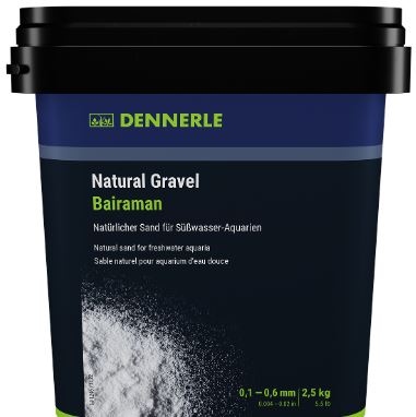 DENNERLE NATURAL GRAVEL BAIRAMAN 0,1-0,6 MM 2,5KG