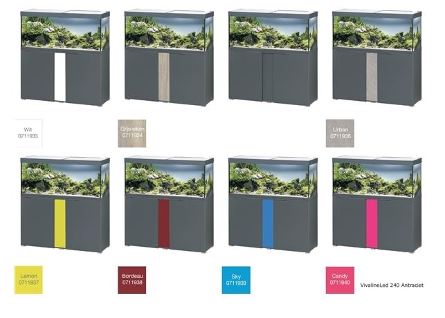 EHEIM VIVALINE 240 LED SET MET MEUBEL   div. kleuren