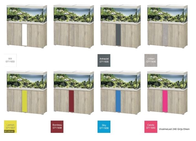 EHEIM VIVALINE 240 LED SET MET MEUBEL   div. kleuren