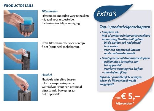 OASE BIOPLUS THERMO 100 BINNENFILTER