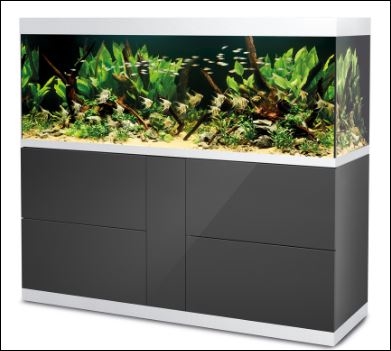 OASE HIGHLINE OPTIWHITE 600 AQUARIUM MET MEUBEL DIV KLEUREN