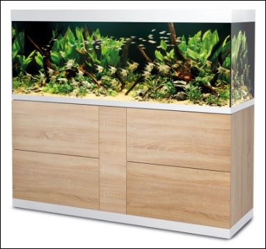 OASE HIGHLINE OPTIWHITE 600 AQUARIUM MET MEUBEL DIV KLEUREN