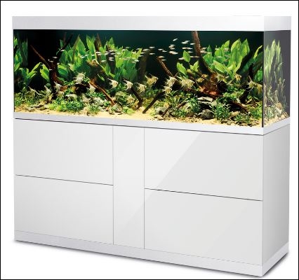 OASE HIGHLINE OPTIWHITE 600 AQUARIUM MET MEUBEL DIV KLEUREN