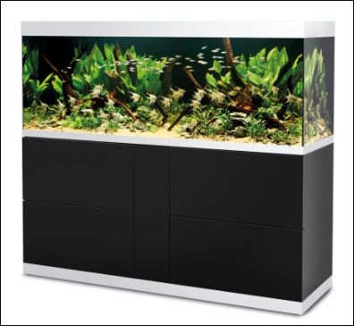 OASE HIGHLINE OPTIWHITE 600 AQUARIUM MET MEUBEL DIV KLEUREN