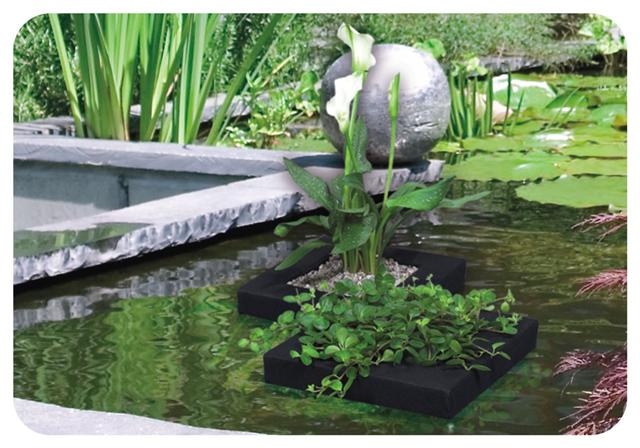 VELDA FLOATING PLANT BASKET VIERKANT 35CM