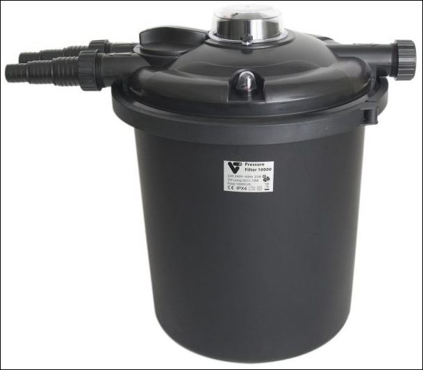 VT PRESSURE FILTER 15000 INCL 24WATT UVC