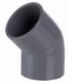 PVC KNIE 45GR 40MM