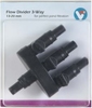 VT FLOW DIVIDER 3-WAY VERDEELSTUK MET KRANEN 13/20MM