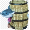 SF BARREL DECO DOLPHIN